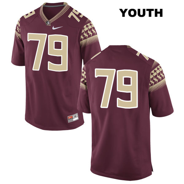 Youth NCAA Nike Florida State Seminoles #79 Josh Ball College No Name Red Stitched Authentic Football Jersey NIQ0369UQ